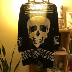 Skull Duster Cardigan